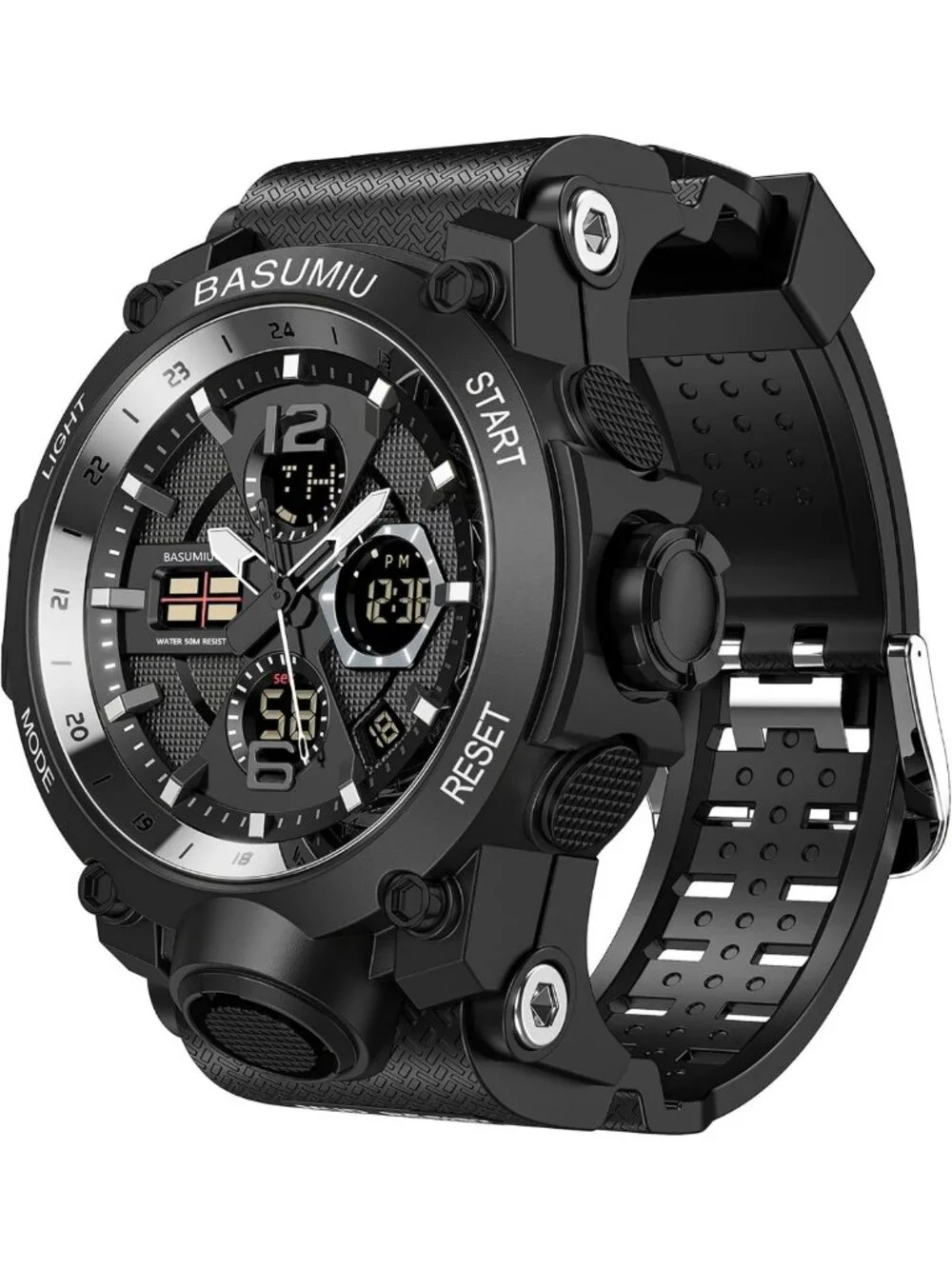 Waterproof Military Digital Sports Watch for Men - Durable, Stylish & Functional
